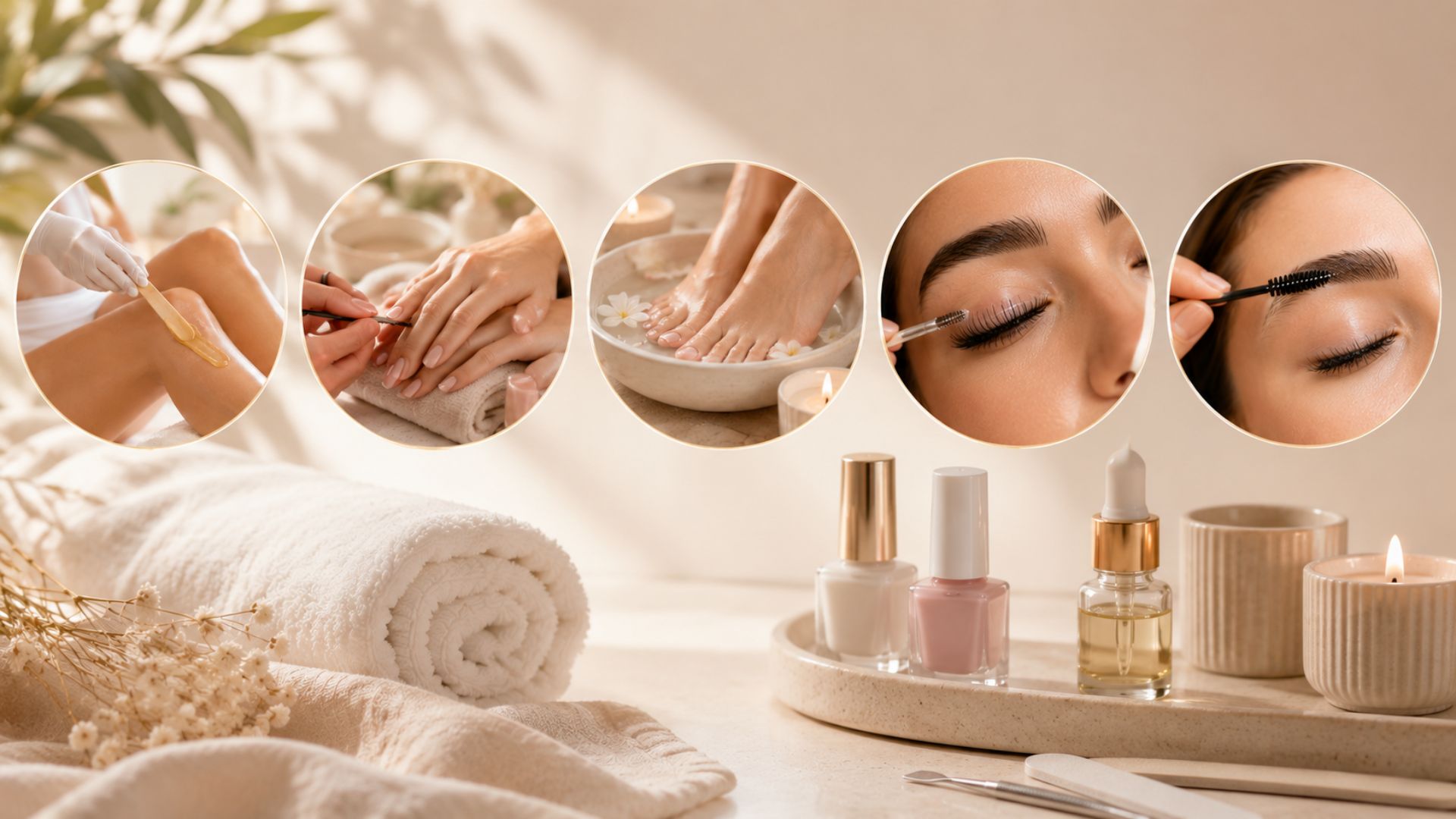Trattamenti estetici agosto: depilazione, pedicure, manicure, ciglia e sopracciglia